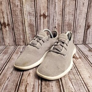 Womens Allbirds Tree Runners Gray Mesh Lightweight Sneakers Shoes Size 9